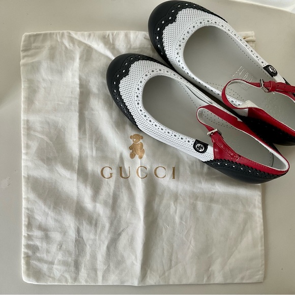 Gucci Little Kids ballet flats with dustbag size EU32/US1 - Picture 8 of 16